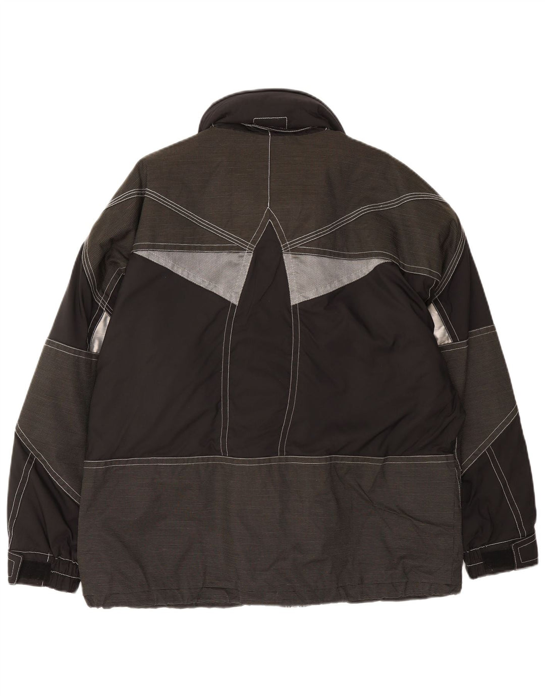 Мужская лыжная куртка Colmar IT 52 с капюшоном, большая черная с цветными блоками