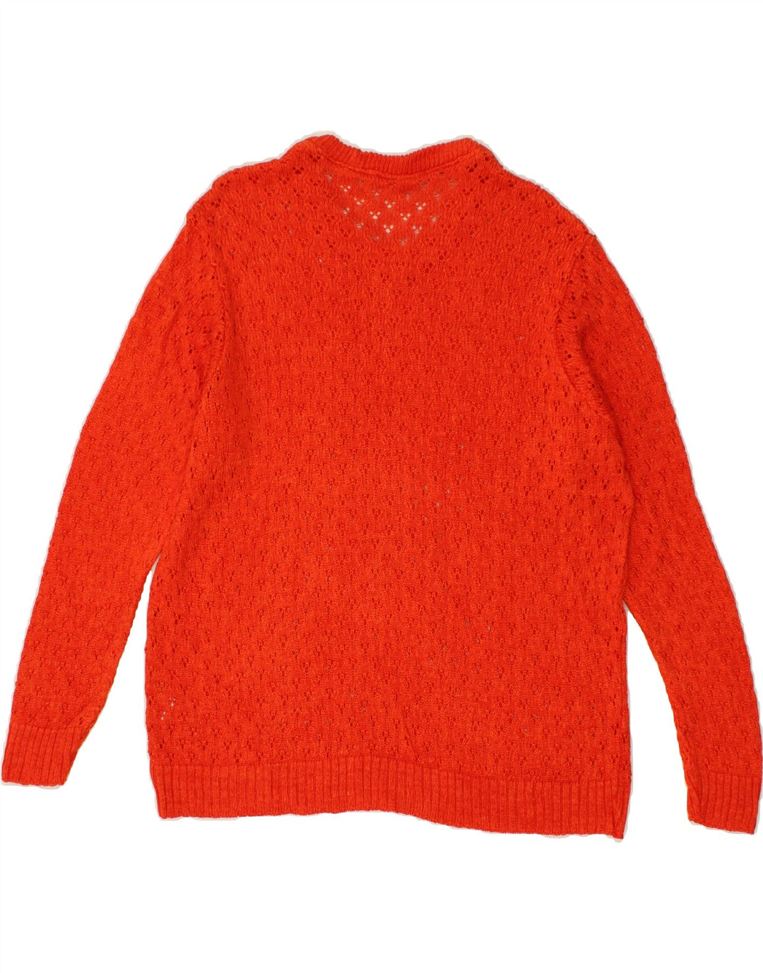 VINTAGE Womens Crew Neck Jumper Sweater IT 46 Large Red Acrylic Vintage Vintage and Second-Hand Vintage from Messina Hembry 