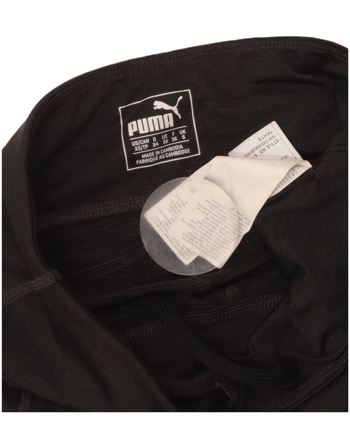 Женские леггинсы-капри Puma UK 8, маленькие серые, полиэстер