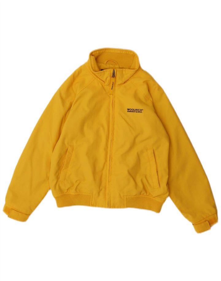 Куртка-бомбер WOOLRICH для мальчиков 7-8 лет, желтый нейлон
