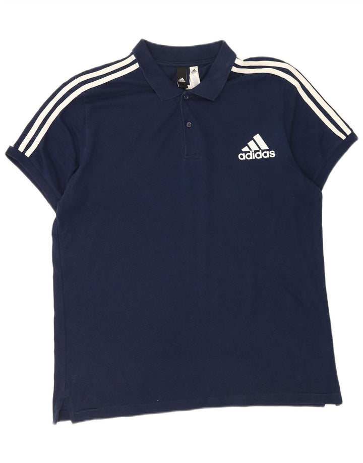 Мужская рубашка-поло Adidas XL темно-синяя