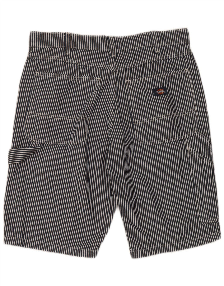 Мужские шорты-карго Dickies W34, большие темно-синие полосатые хлопковые шорты