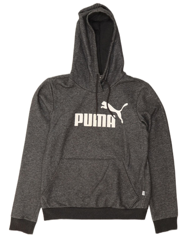 Женский джемпер с капюшоном Puma UK 10, маленький, серый, хлопок
