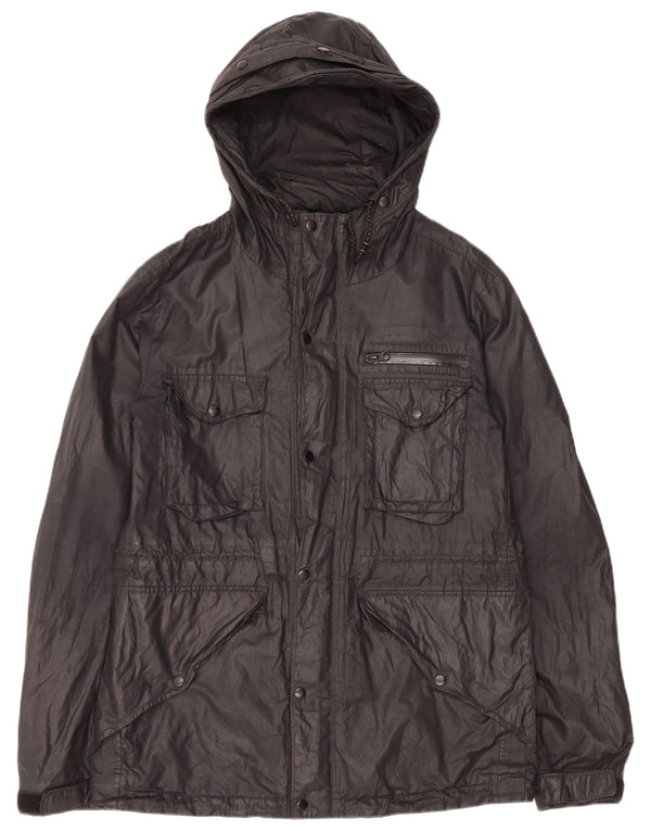 Мужская куртка с капюшоном ALL SAINTS UK 38, средний черный