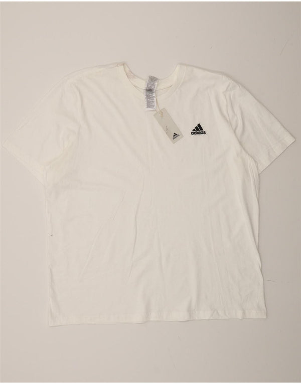 Мужская футболка Adidas Top 2XL, белый хлопок