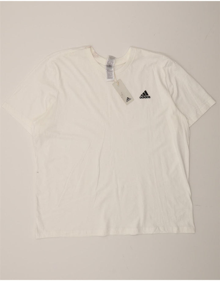 Мужская футболка Adidas Top 2XL, белый хлопок