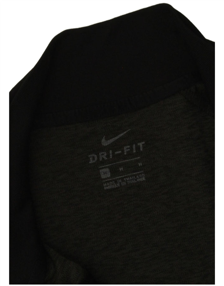 Мужская спортивная куртка Nike Dri Fit, средний серый полиэстер с цветными блоками