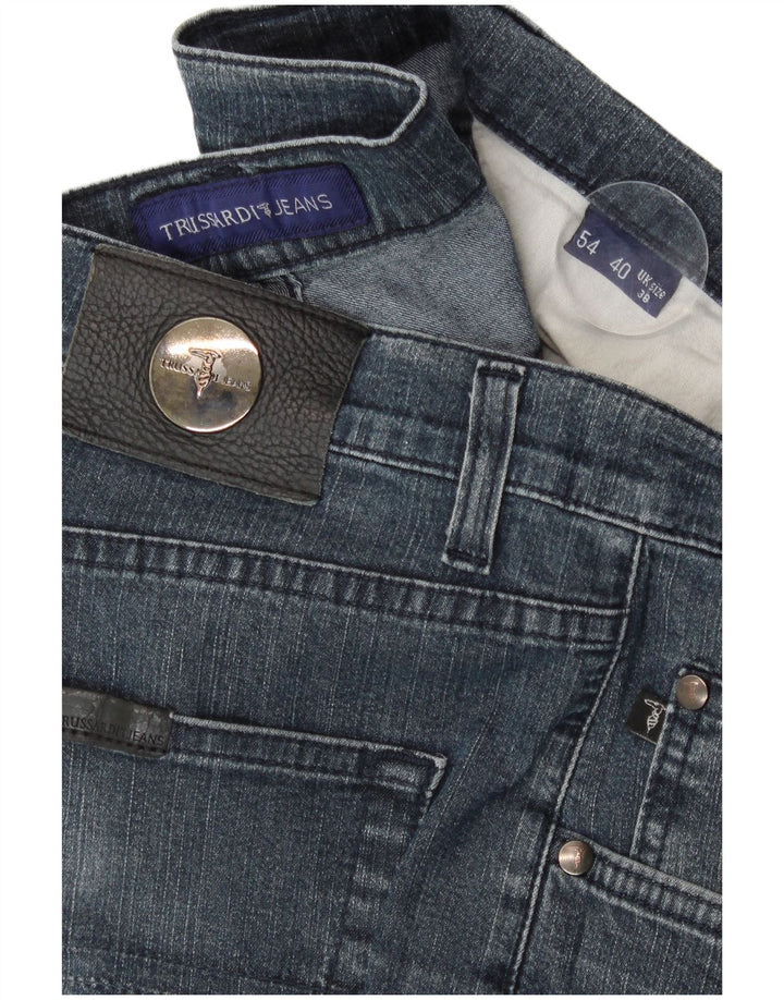 Мужские прямые джинсы Trussardi W38 L34 синие