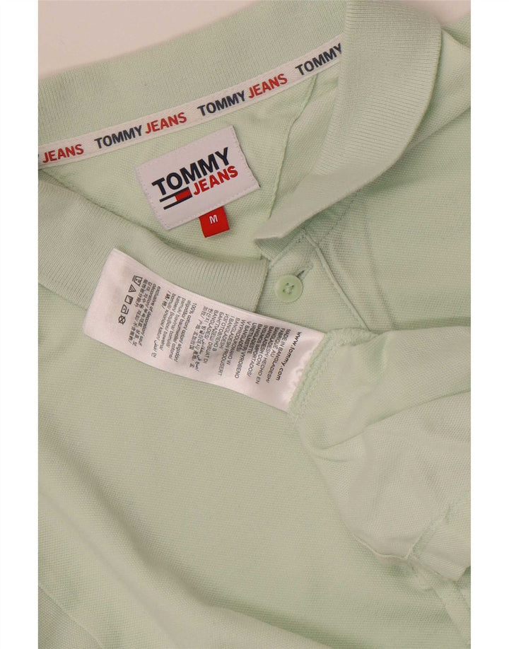Мужская рубашка-поло Tommy Hilfiger, хлопок среднего зеленого цвета