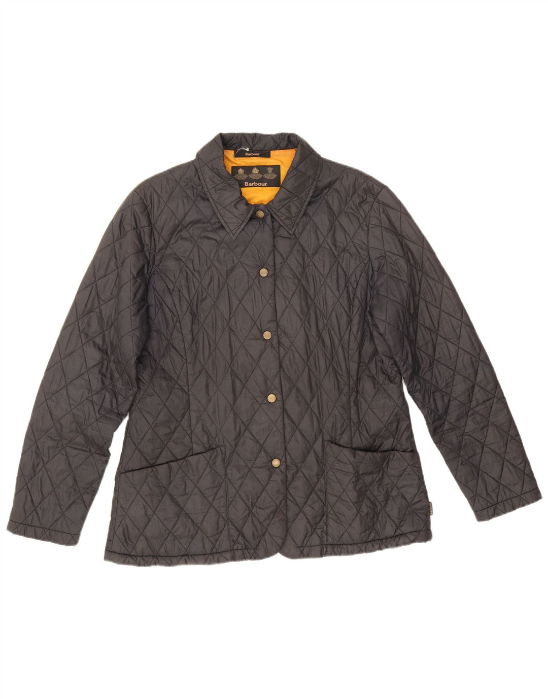 Женская стеганая куртка Barbour UK 14, большая черная