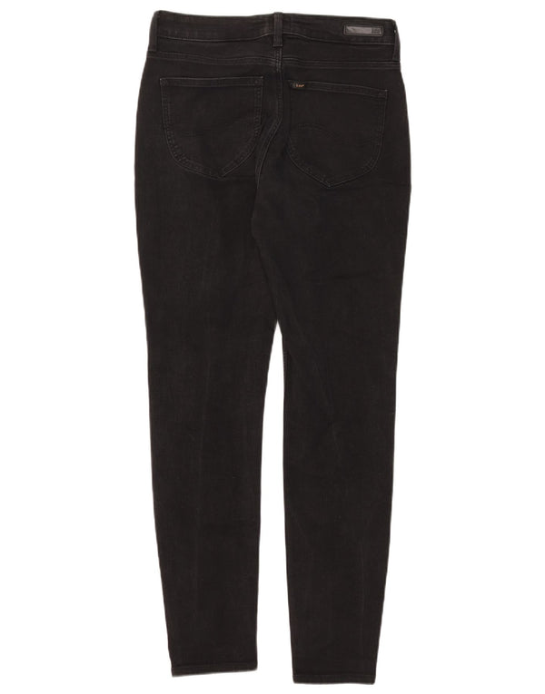 Джинсы Lee Scarlett High Skinny W31 L28, черные, хлопковые