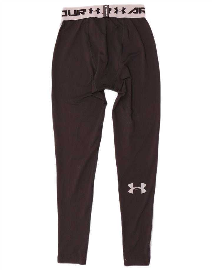 Мужские леггинсы с рисунком Under Armour, средний черный полиэстер