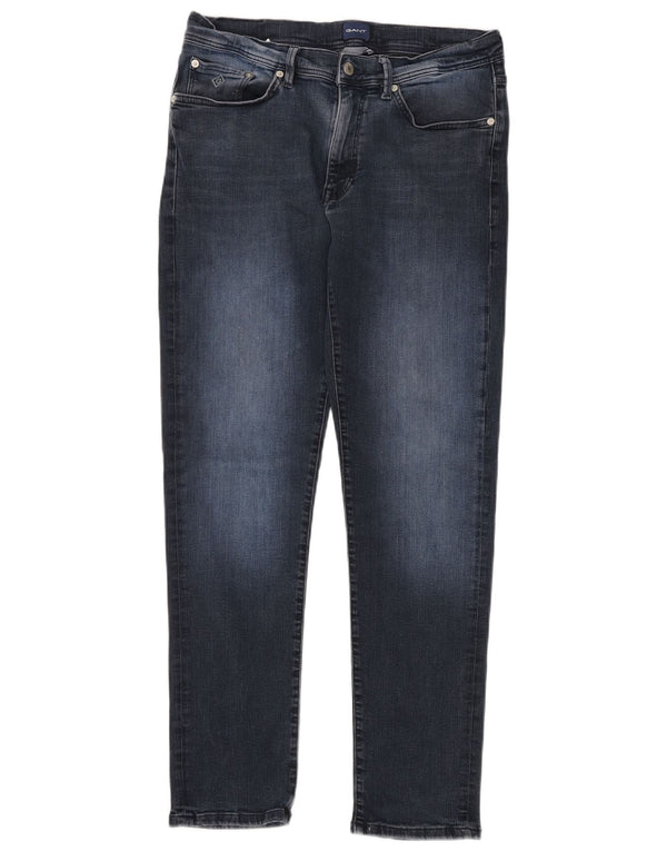 Мужские узкие джинсы GANT W34 L30, синий хлопок