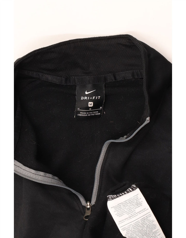 Мужской джемпер с рисунком Nike Dri Fit, средний черный, цветной блок