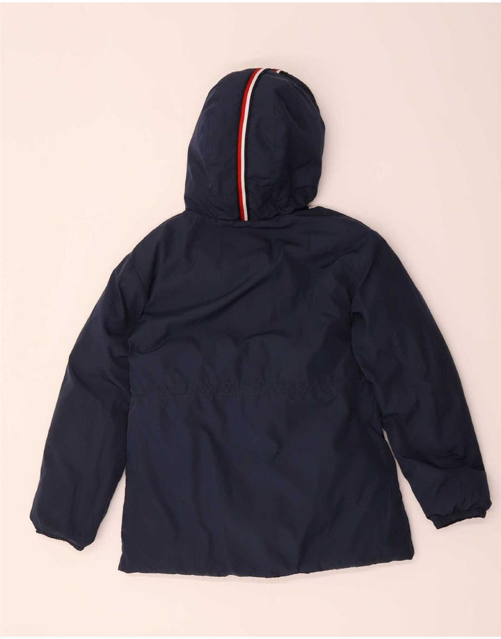 Утепленная куртка с капюшоном Tommy Hilfiger для мальчиков 11-12 лет, разноцветная