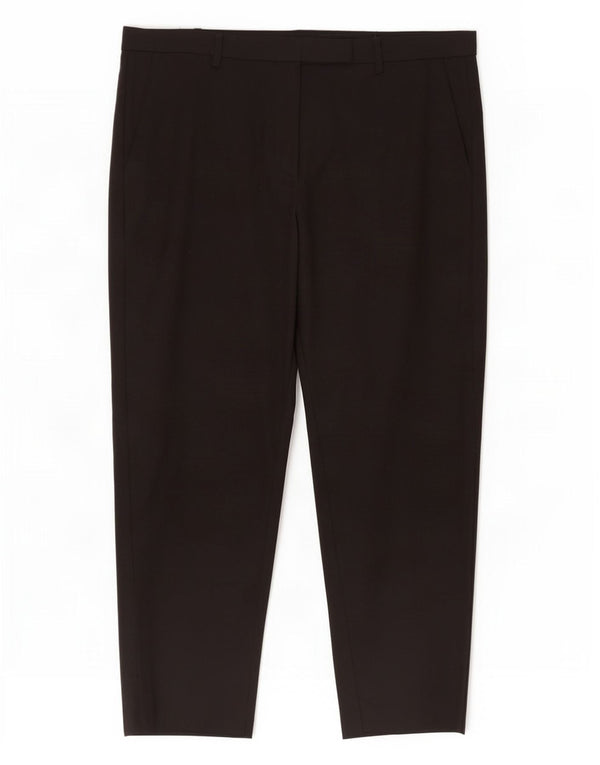 Женские зауженные укороченные брюки Marks & Spencer UK 18 XL W38 L25 черные