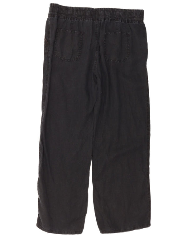 Женские широкие брюки чинос Marks & Spencer UK 14, большие W34 L30, черные