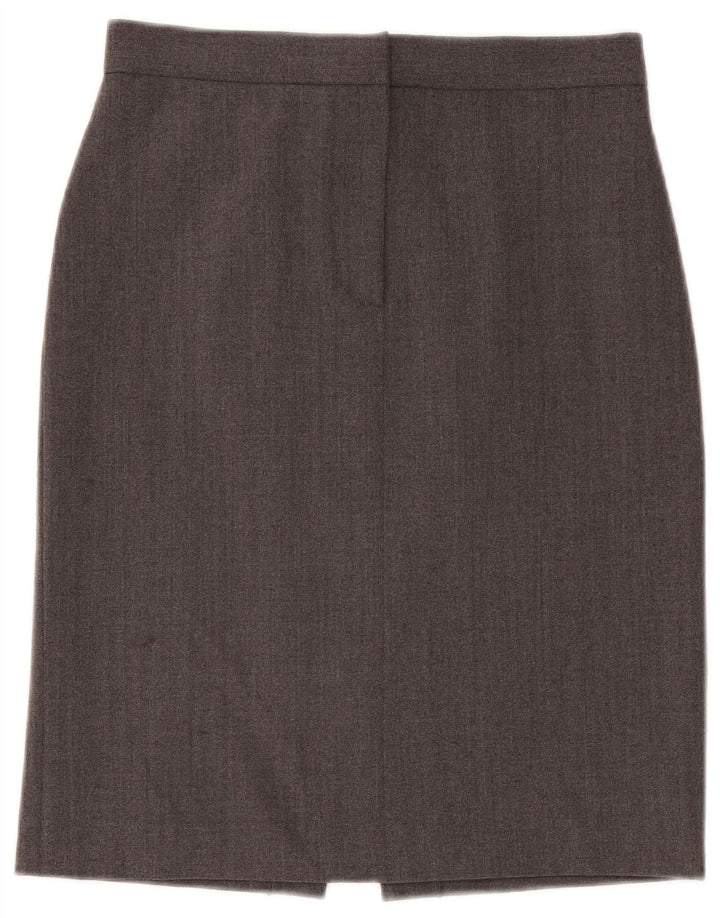 Emporio Armani Женская юбка-карандаш IT 42 Medium W28 Серый полиэстер
