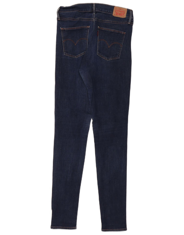 Женские облегающие джинсы суперскинни Levi's W29 L32 темно-синие, хлопок