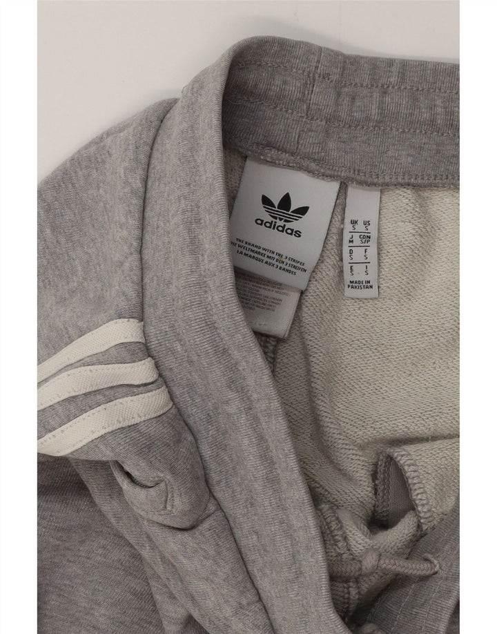 Мужские спортивные брюки ADIDAS, джоггеры, маленькие серые, хлопок