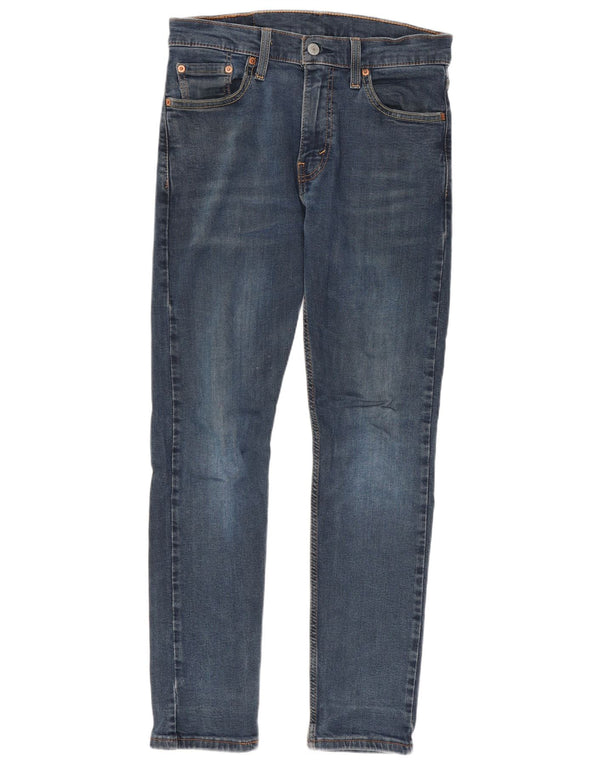 Мужские зауженные зауженные джинсы Levi's 512 W30 L30 синие, хлопок