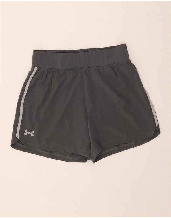 Женские спортивные шорты Under Armour UK 14, полиэстер среднего серого цвета