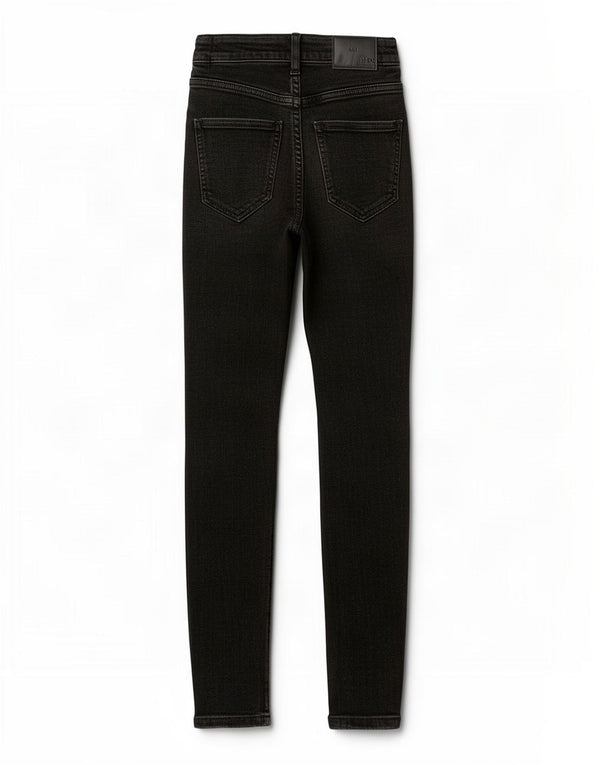 Женские джинсы скинни Zara EU 34 2XS W24 L27, черный хлопок