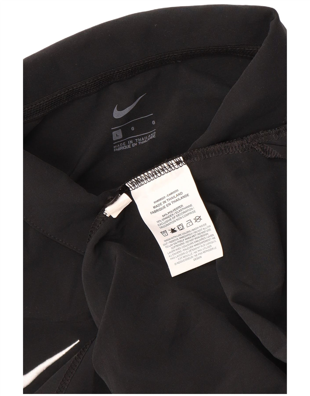 Мужская рубашка-поло NIKE, большая черная, полиэстер