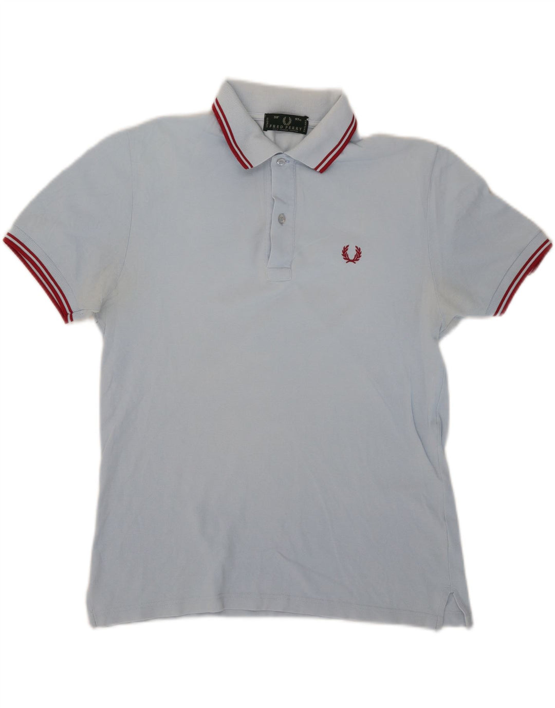 Мужская рубашка-поло FRED PERRY, маленькая синяя, хлопок