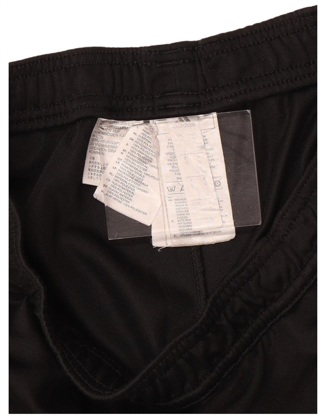 Мужские спортивные брюки ADIDAS, маленькие черные, полиэстер