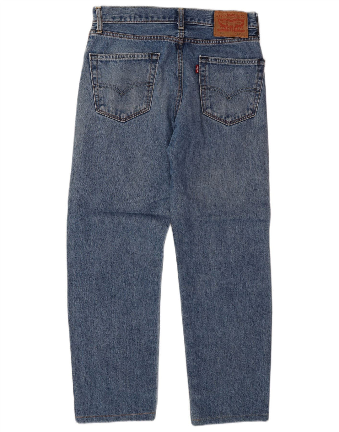 Мужские прямые джинсы Levi's 751 W30 L32 синие, хлопок