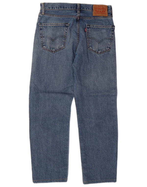 Мужские прямые джинсы Levi's 751 W30 L32 синие, хлопок