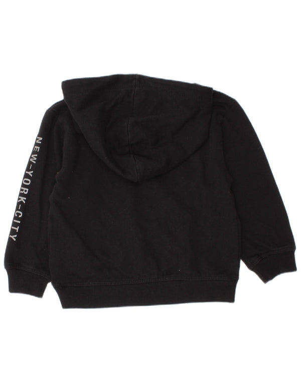 Джемпер с капюшоном Dkny для маленьких мальчиков с рисунком, 18–24 месяцев, черный, хлопок