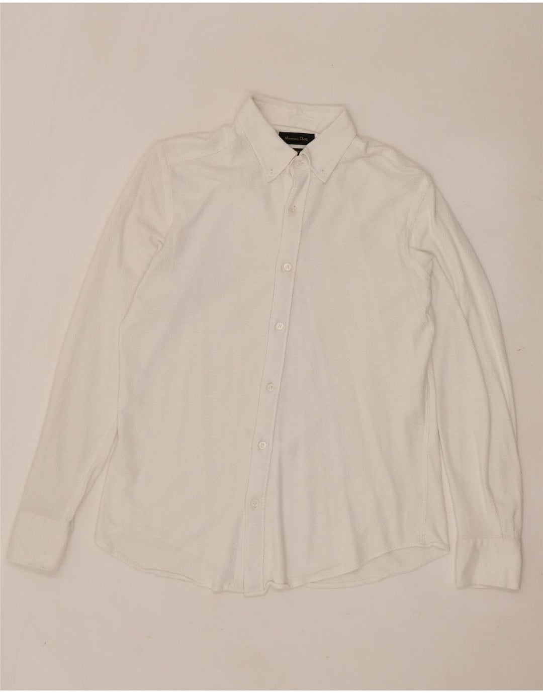 Рубашка мужская MASSIMO DUTTI средняя белая