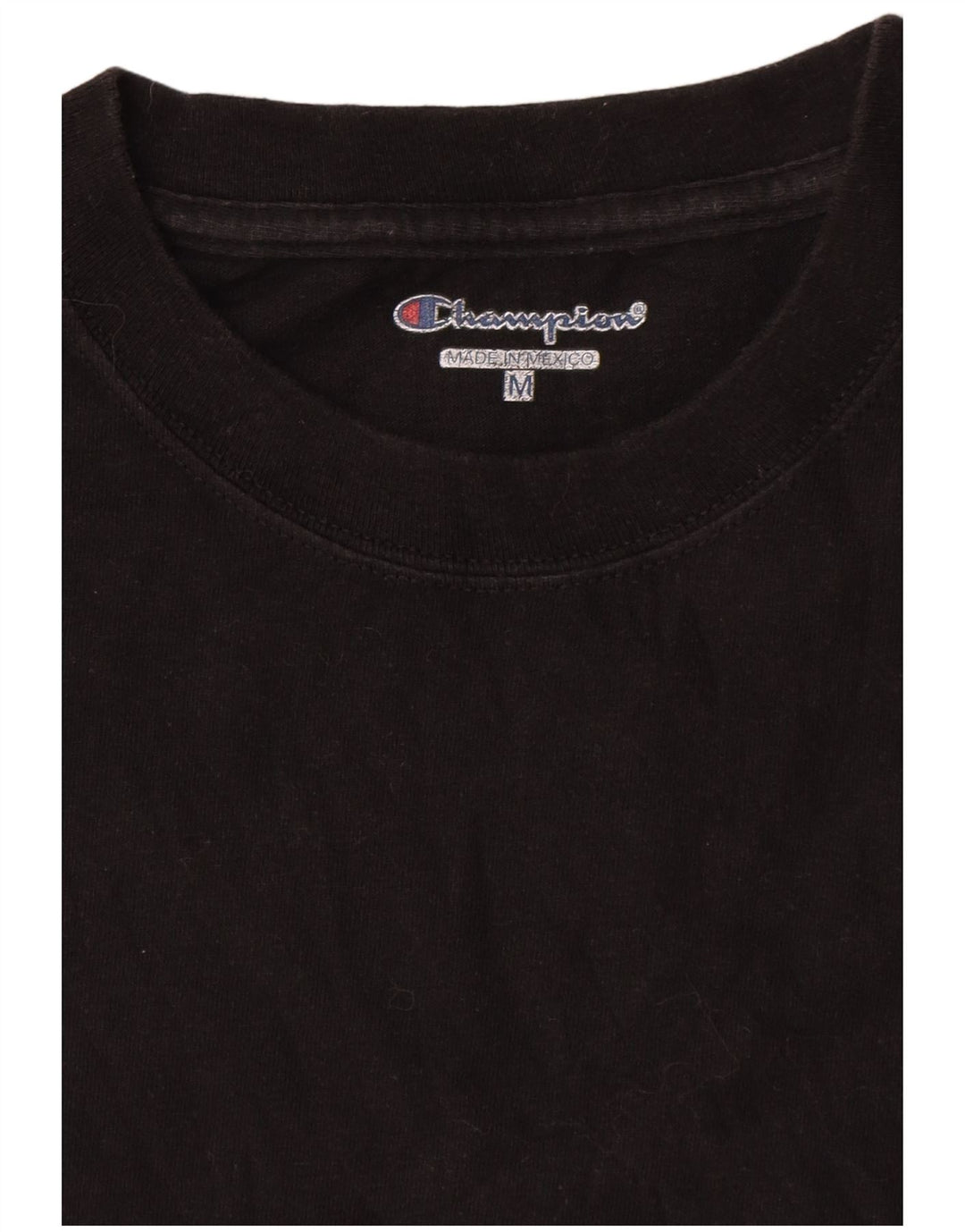 Мужская футболка Champion из хлопка среднего размера, черная