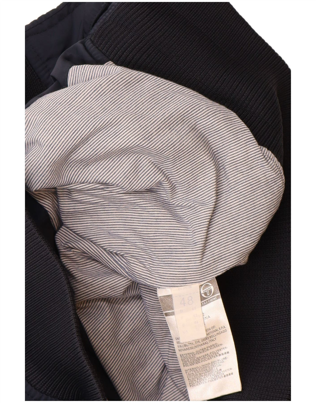 Мужской бомбер SERGIO TACCHINI IT 48 Medium Navy Blue Полиэстер