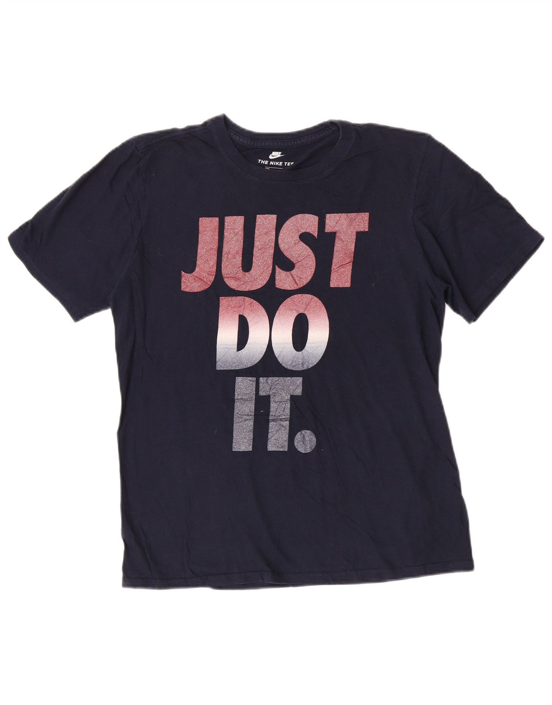 Мужская футболка с графическим вырезом Nike Athletic Cut, средний темно-синий