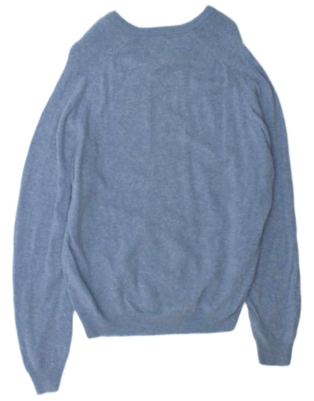 Мужской джемпер с v-образным вырезом Mark & Spencer Blue Harbour, большой синий в крапинку