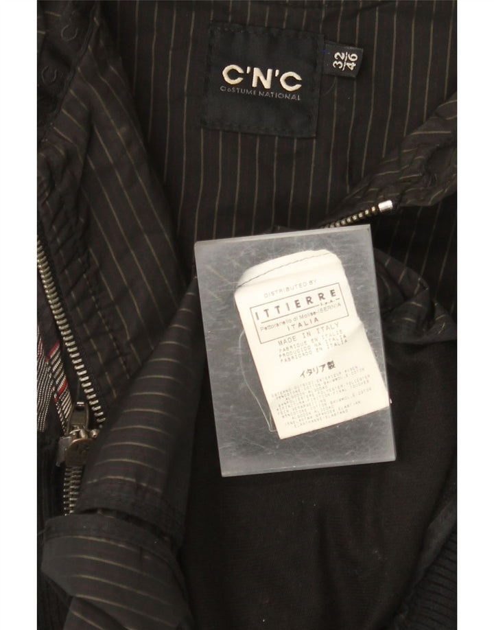 Мужской бомбер CNC COSTUME NATIONAL IT 36, маленький хлопок в черную полоску