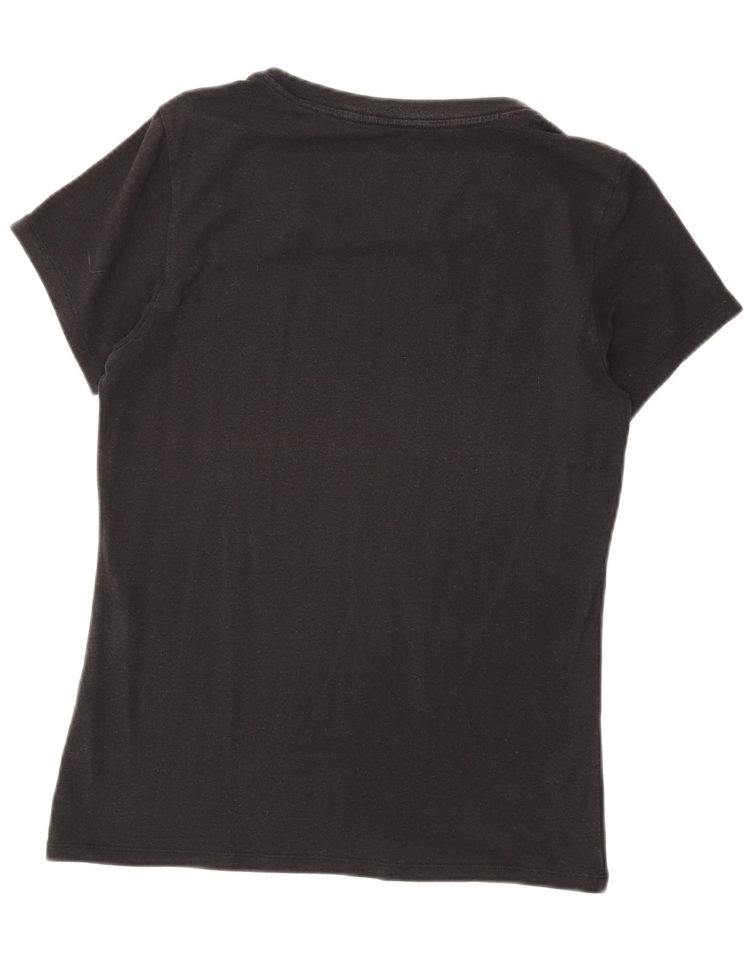 Женская футболка Calvin Klein Top UK 12, средний черный хлопок