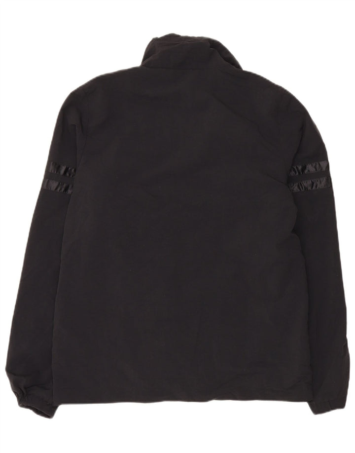 ELLESSE Женский спортивный костюм оверсайз, верхняя куртка UK 10, маленький черный