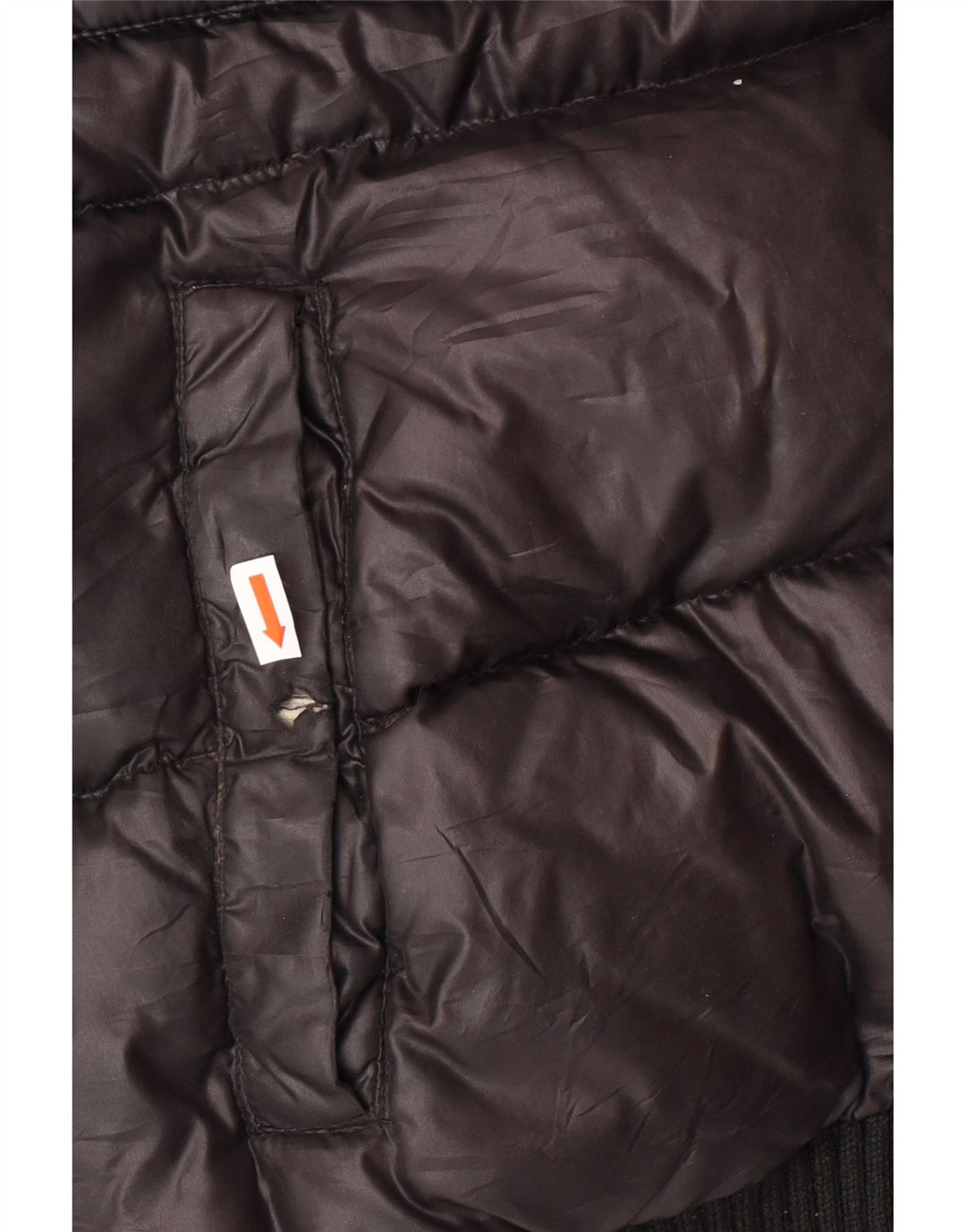 Мужская стеганая куртка с капюшоном и графическим рисунком DOLOMITE UK 38, средний черный полиэстер