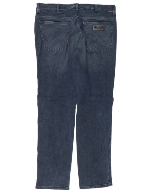 Мужские джинсы Wrangler Texas Slim W36 L32, темно-синий хлопок