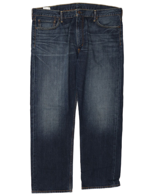 Мужские прямые джинсы Levi's 504 W40 L30 синие, хлопок