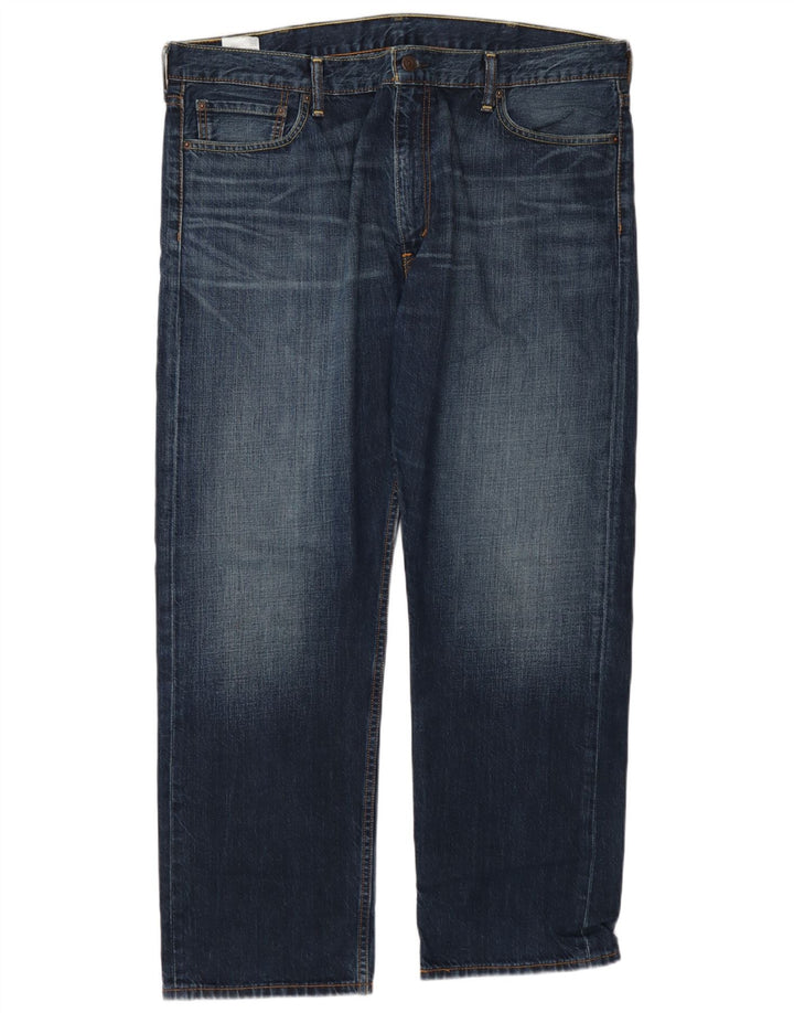 Мужские прямые джинсы Levi's 504 W40 L30 синие, хлопок