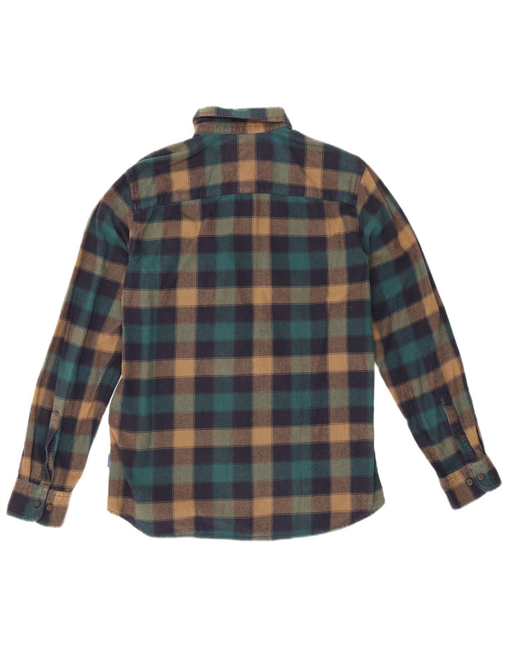 Мужская фланелевая рубашка Jack & Jones, маленькая разноцветная клетка, хлопок
