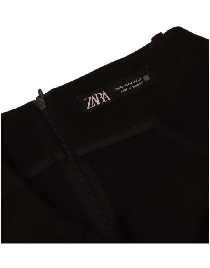 Женская мини-юбка Zara Medium W28, черная