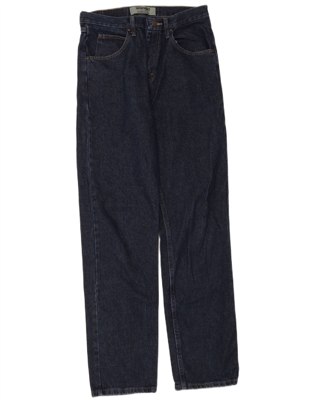Мужские подлинные прямые джинсы Wrangler W30 L34 темно-синие, хлопок