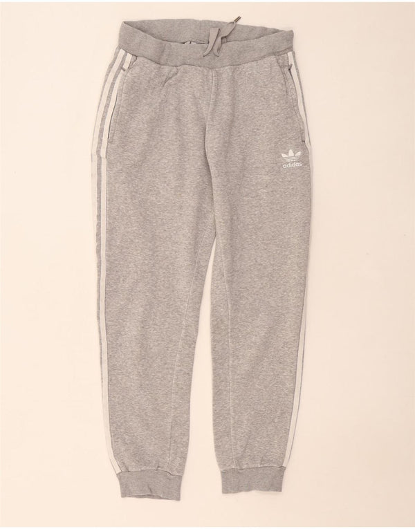 Женские спортивные брюки ADIDAS Joggers UK 12, средний серый хлопок