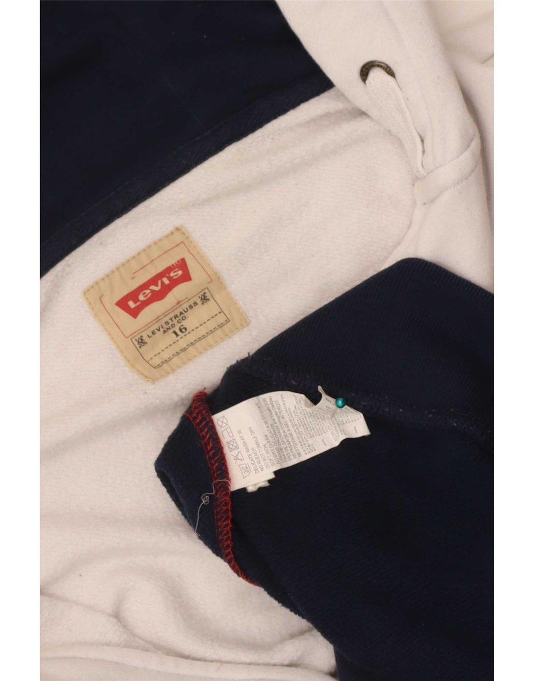 Свитер с капюшоном на молнии для мальчиков Levi's 15-16 лет, разноцветный, цветной блок